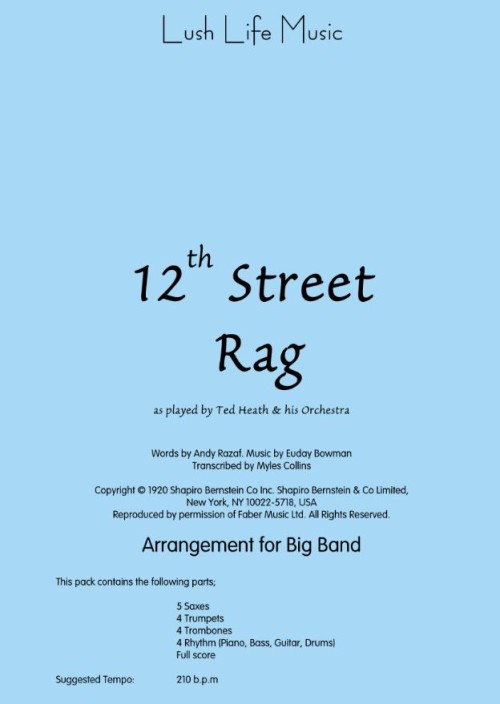 12th STREET RAG (Ted Heath)